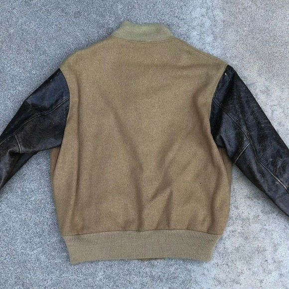 Reebok Men's VTG 80s 90s Letterman Jacket Coat - Picture 2 of 7